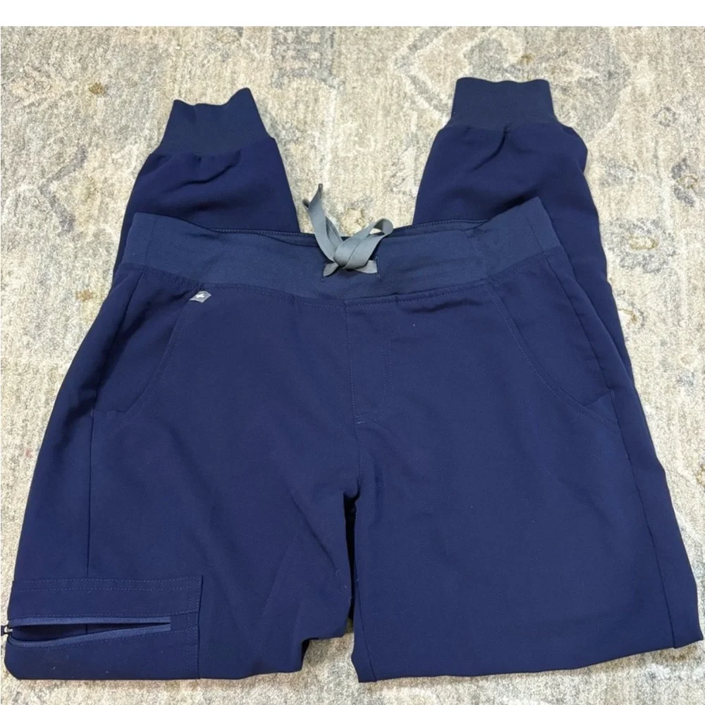 Figs Zamora Jogger Scrub Pants Navy S - Picture 2 of 4